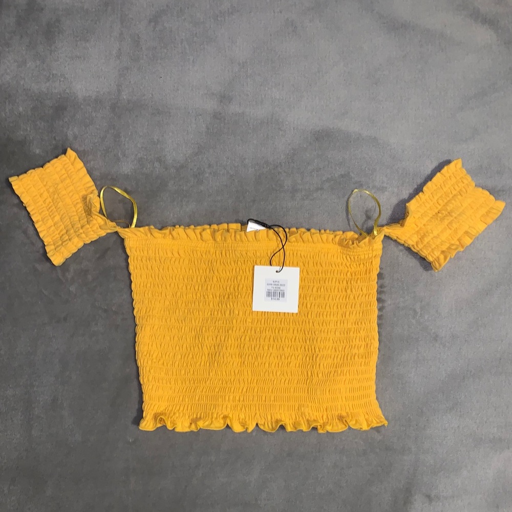 Revamped Off-Shoulder Crop Top
